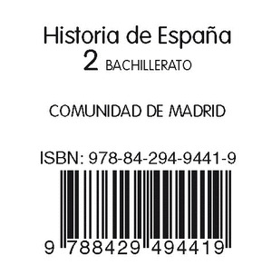 2BTO HIST ESPAÑA + HIST MADRID CAST ED09