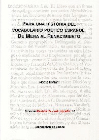 PARA UNA HISTORIA DEL VOCABULARIO POÉTICO ESPAÑOL