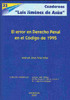 EL ERROR EN DERECHO PENAL EN EL CÓDIGO DE 1995