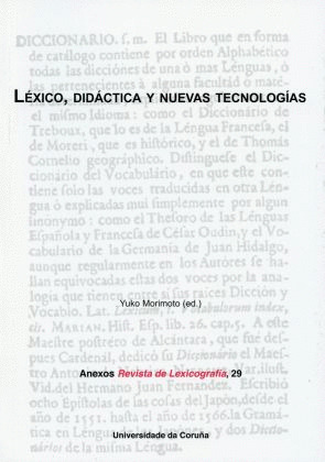 LÉXICO, DIDÁCTICA Y NUEVAS TECNOLOGÍAS