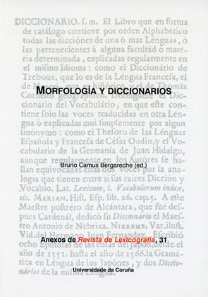 MORFOLOGÍA Y DICCIONARIOS