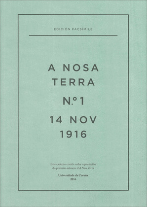 A NOSA TERRA N.º 1, 14 DE NOVEMBRO DE 1916