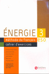 ENERGIE 3 EXERCICES + CUADERNO + CD ROM