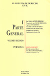 ELEMENTOS DE DERECHO CIVIL I. VOL. 2º P. GRAL. PERSONAS. 6ª EDIC.