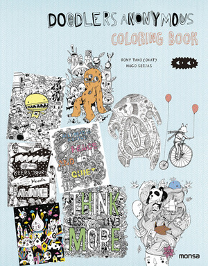 DOODLERS ANONYMOUS, LIBRO PARA COLOREAR. COLORING BOOK