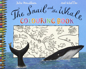 SNAIL WHALE COLOURING BOOK