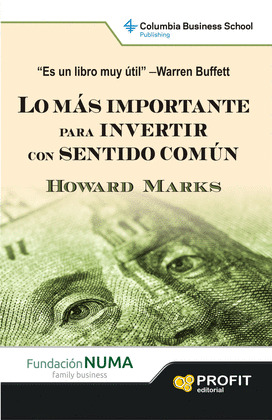 LO MAS IMPORTANTE PARA INVERTIR CON SENTIDO COMÚN