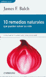 10 REMEDIOS NATURALES QUE PUEDEN SALVAR SU VIDA