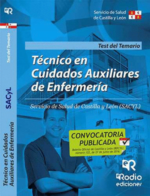 TECNICO EN CUIDADOS AUXILIARES DE ENFERMERIA. TEST DEL TEMARIO. SACYL