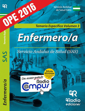 DIPLOMADOS EN ENFERMERÍA DEL SAS. TEMARIO ESPECÍFICO. VOL. 3
