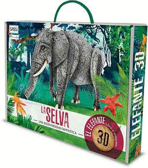 LA SELVA: EL ELEFANTE 3D (LIBRO Y MAQUETA 3D)