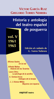 V HISTORIA Y ANTOLOGIA TEATRO ESPAÑOL