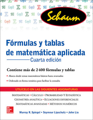 FORMULAS Y TABLAS DE MATEMATIC