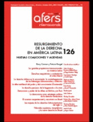 REVISTA CIDOB D'AFERS INTERNACIONAL 126: RESURGIMIENTO DE LA DERECHA EN AMÉRICA LATINA: NUEVAS COALICIONE
