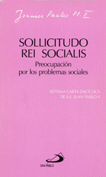 SOLLICITUDO REI SOCIALIS. PREOCUPACION POR LOS PROBLEMAS SOCIALES