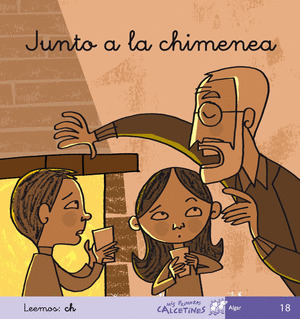 JUNTO A LA CHIMENEA (CH)/18 MANUSCRITA PRIMEROS CALCETINES