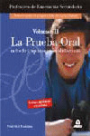 PRUEBA ORAL VOLUMEN II PROFESORES DE ENSEÑANZA SECUNDARIA
