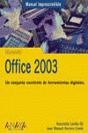 MICROSOFT OFFICE 2003. MANUALES IMPRESCINDIBLES