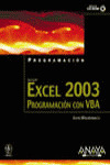 EXCEL 2003. PROGRAMACIÓN CON VBA