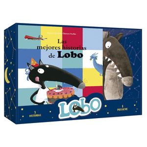 MI COFRE DE HISTORIAS CON LOBO. COFRE CON PELUCHE