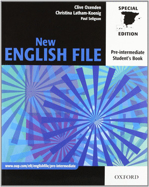 NEW ENGLISH FILE PRE-INTERMEDIATE, STUDENT'S PACK (STUDENT'S BOOK, WORKBOOK WITH KEY, MULTIROM, GRAM