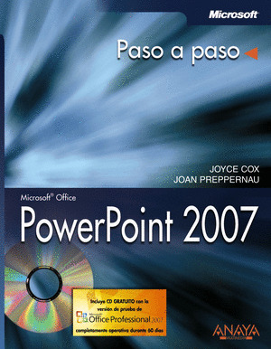 POWERPOINT 2007 PASO A PASO + CD