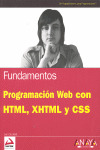 PROGRAMACIÓN WEB CON HTML, XHTML Y CSS