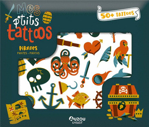 MIS PEQUEÑOS TATTOOS: PIRATAS. SOBRE 50 PEGATINAS