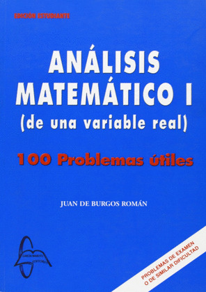 ANALISIS MATEMATICO I (DE UNA VARIABLE REAL)