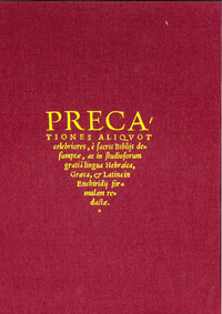 PRECATIONES BIBLICAE