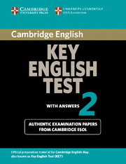 CAMBRIDGE KEY ENGLISH TEST 2 WITH ANSWERS