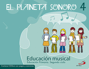 (07).PLANETA SONORO 4O.PRIM.(LIBRO+CUADERNO+CD).MU