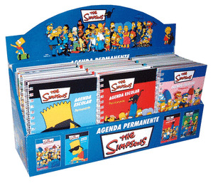 ESTUCHE AGENDA SIMPSONS ( 4 TITULO )