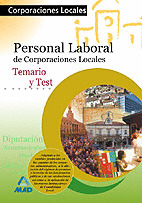 TEMARIO Y TEST PERSONAL LABORAL DE CORPORACIONES LOCALES.