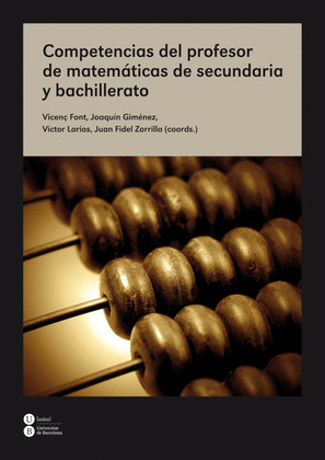 COMPETENCIAS DEL PROFESOR DE MATEMÁTICAS DE SECUNDARIA Y BACHILLERATO