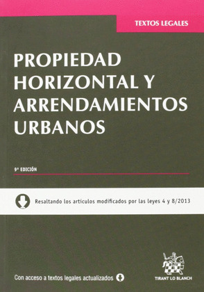 PROPIEDAD HORIZONTAL Y ARRENDAMIENTOS URBANOS 9ªED.
