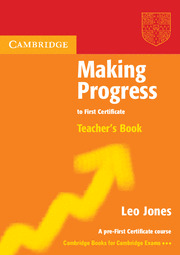 MAKING PROGRESS FIRS CERTIFICATE (TEACHER)