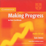MAKING PROGRESS FIRST CERTIFICATE (CLASS CD)