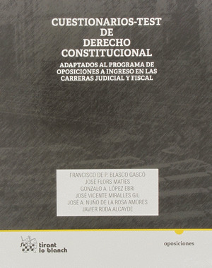 CUESTIONARIOS TEST DE DERECHO CONSTITUCIONAL