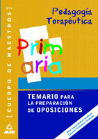 TEMARIO PEDAGOGIA TERAPEUTICA