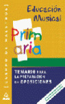 CUERPO DE MAESTROS, EDUCACIÓN MUSICAL. TEMARIO PARA LA PREPARACIÓN DE OPOSICIONES