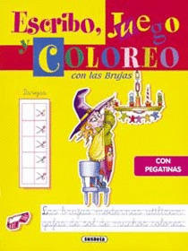 ESCRIBO JUEGO Y COLOREO BRUJA