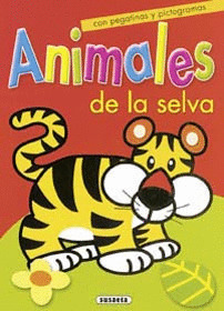 ANIMALES CON PEGATINAS Y PICTOGRAMAS (GRANJA,SELVA,ZOO BOSQU
