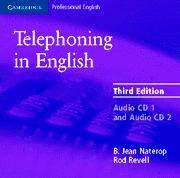 TELEPHONING IN ENGLISH. CD'S AUDIO (2) (3ª EDITION