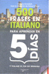500 FRASES EN ITALIANO PARA APRENDER EN 5 DIAS