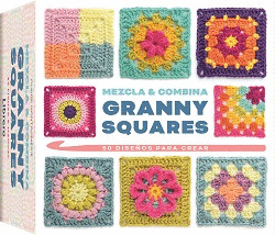 MEZCLA Y COMBINA GRANNY SQUARES (50 FICHAS & MANUAL)