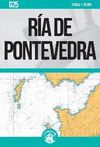 RÍA DE PONTEVEDRA. CARTA NÁUTICA CARTAMAR G25