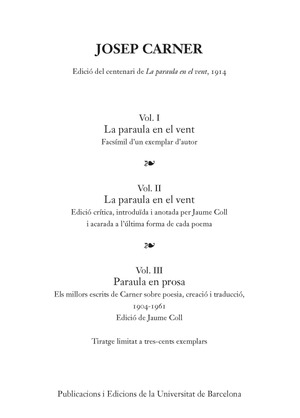 LA PARAULA EN EL VENT