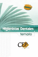 HIGIENISTAS DENTALES. TEMARIO