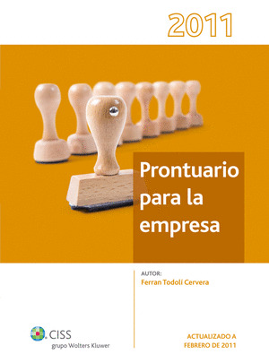 PRONTUARIO PARA LA EMPRESA 2011